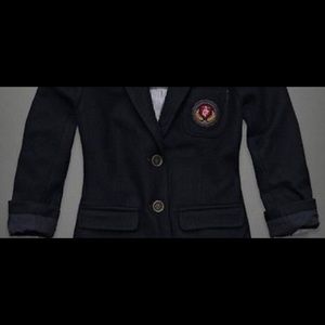 Abercrombie & Fitch Navy Blue Blazer